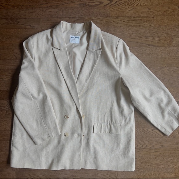 Old Navy Linen Blend Blazer - Picture 7 of 9